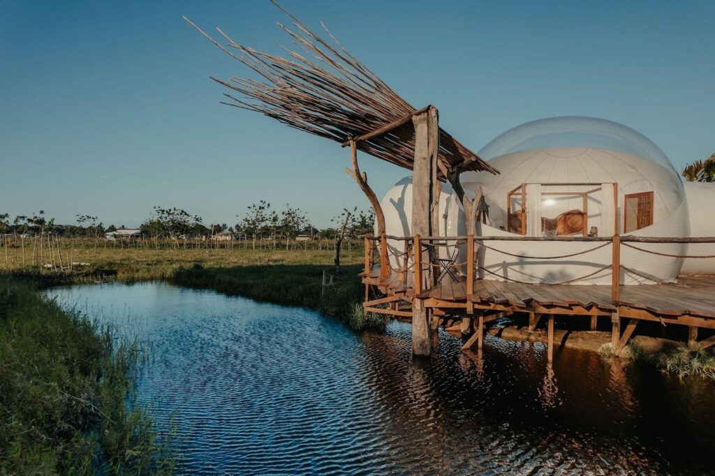 green land bubble glamping cabarete